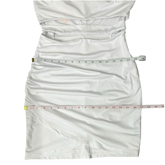 Revolve Superdown Strapless Cutout Dress in White - Picture 15 of 16